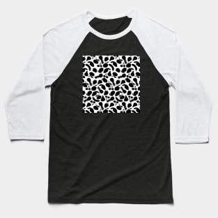 Fruit Salad- black on white Baseball T-Shirt